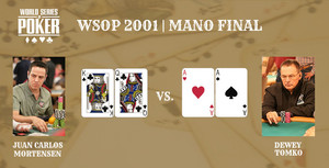 WSOP 2001 | Mano final - Juan Carlos Mortensen vs. Dewey Tomko