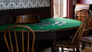 Antigua sala de poker donde se jugaba a varias de las modalidades explicadas